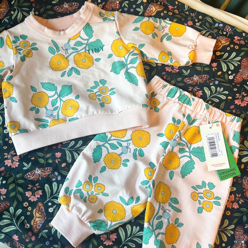 TinyCottons Pastel Floral Set
